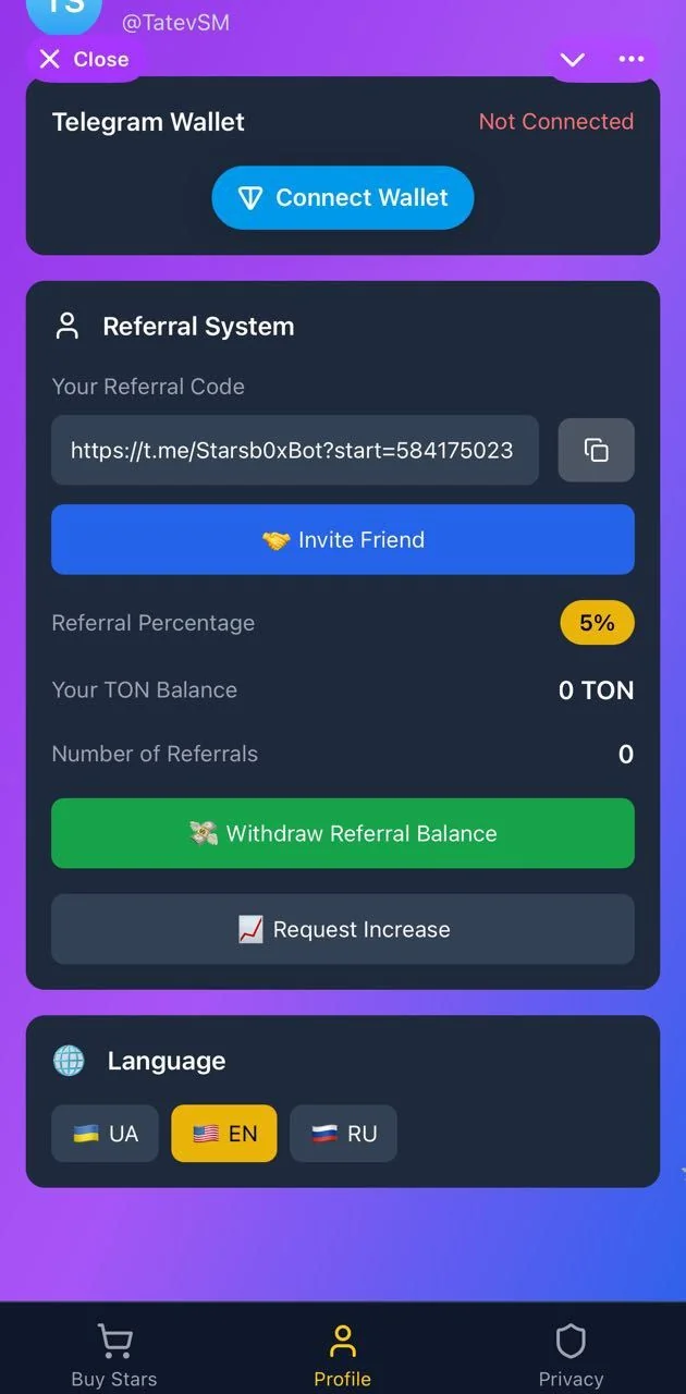 StarBox | Buy Telegram Stars — Pratinjau 2