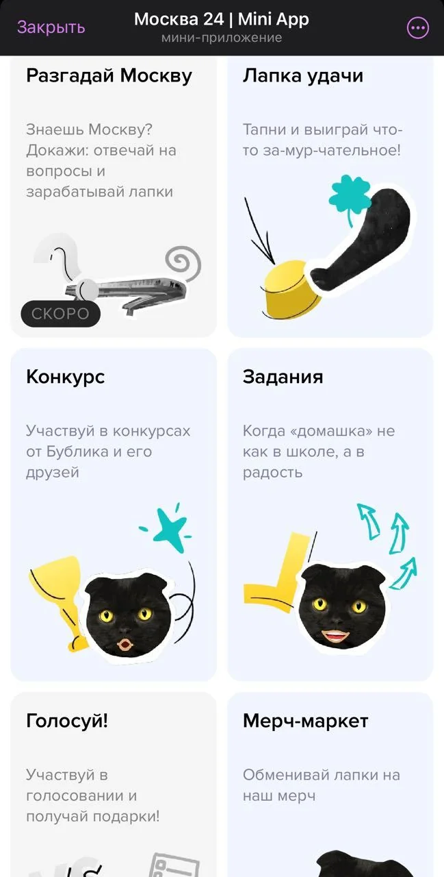 Москва 24 | Mini App — Превью 2