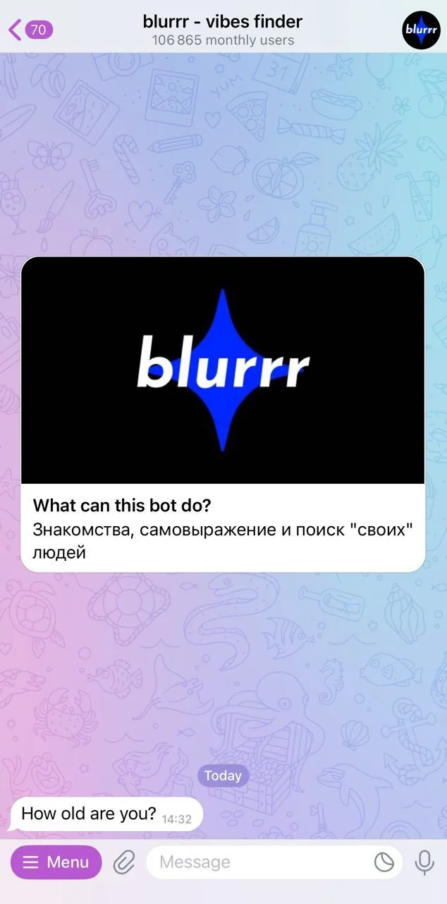 blurrr - vibes finder — Preview 1
