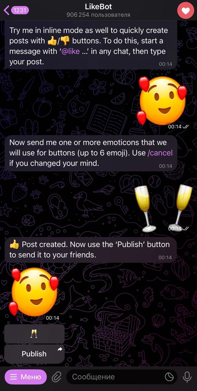 LikeBot — Preview 3