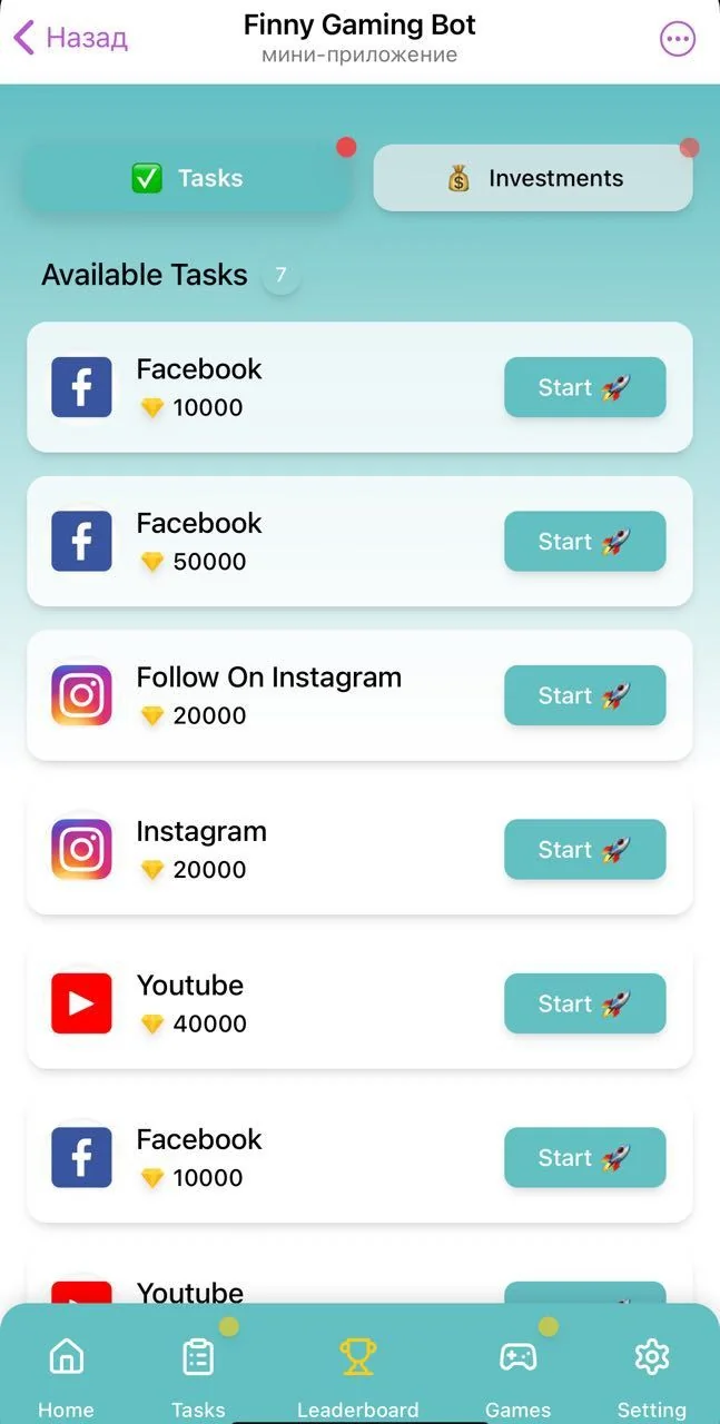 Finny Gaming Bot — पूर्वावलोकन 5