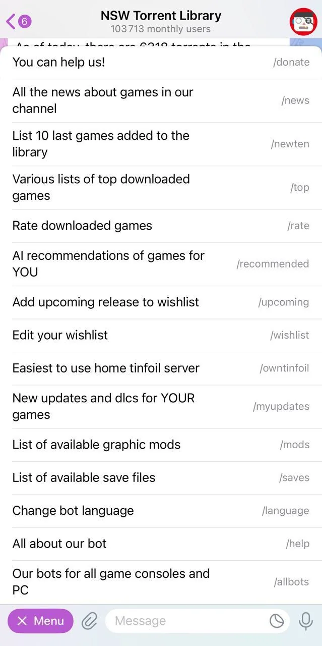NSW Torrent Library — Preview 1