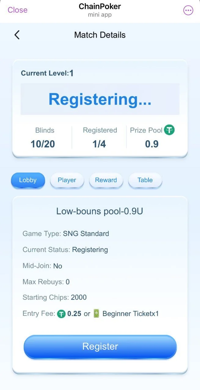 ChainPoker — Preview 3