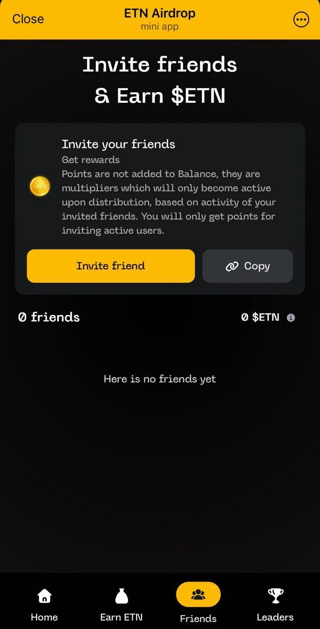 ETN Airdrop — Pratinjau 3