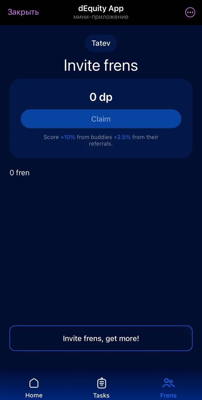 dEquity App — Preview 2