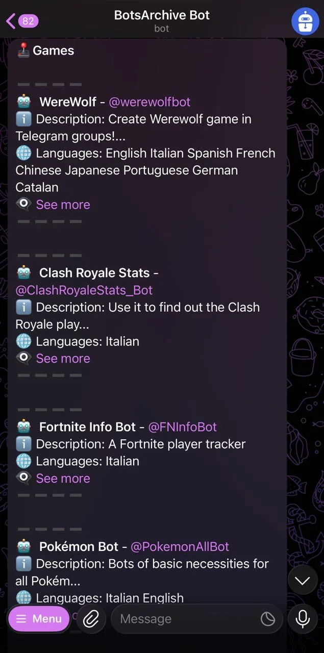 BotsArchive Bot — Превью 3