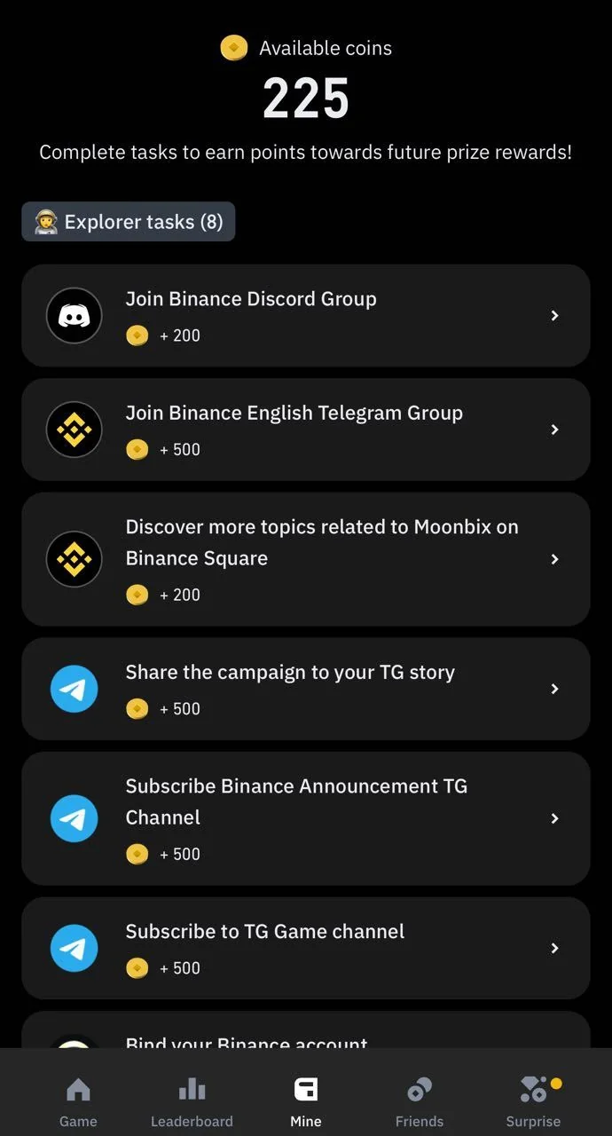 Binance Moonbix bot — Preview 4