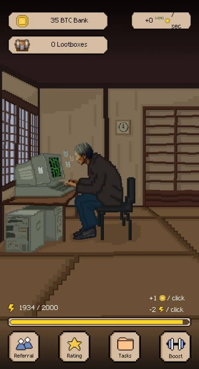 Satoshi Clicker — Preview 1