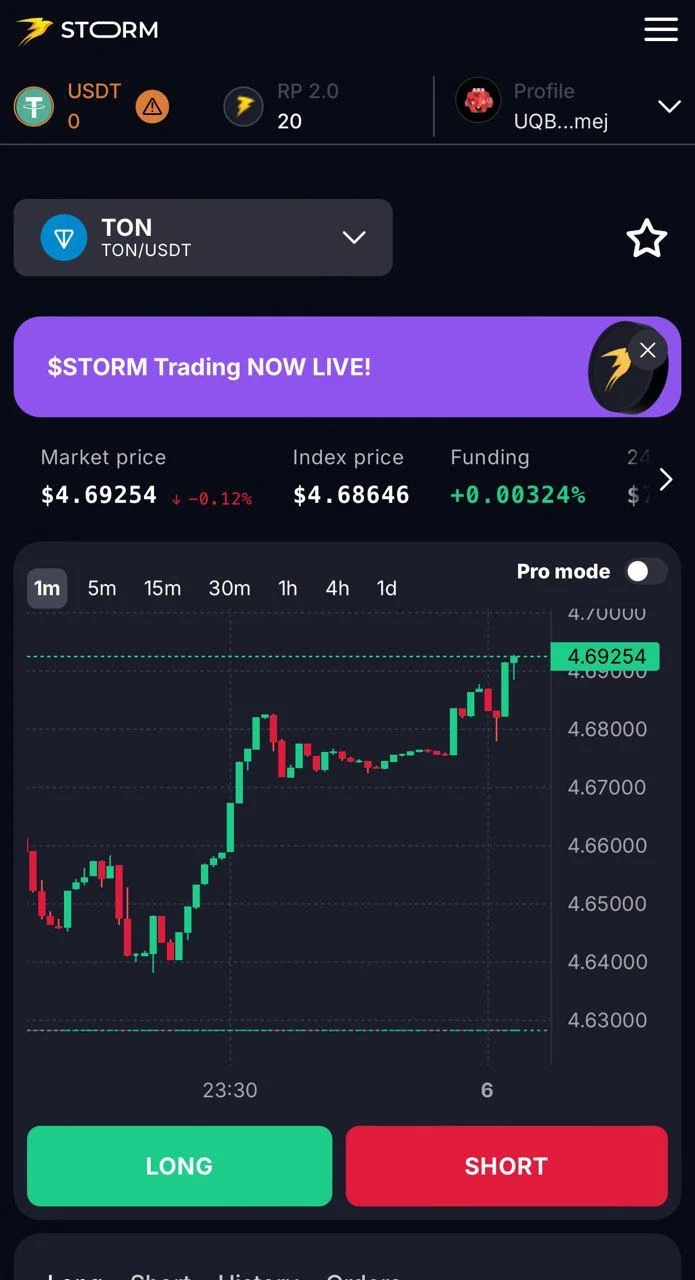 Storm Trade Bot — Preview 1