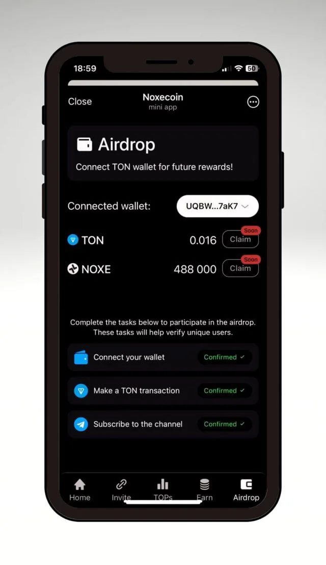 Noxecoin — Aperçu 2