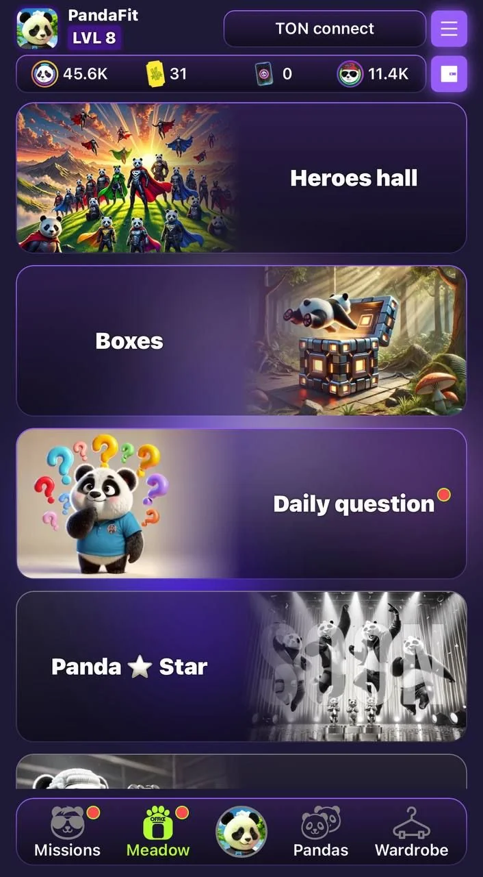 PandaFiT — Preview 3