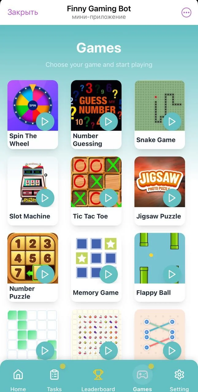 Finny Gaming Bot — पूर्वावलोकन 4