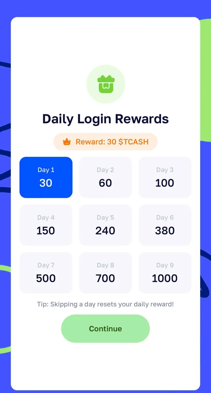 TONCA$H App — Preview 7