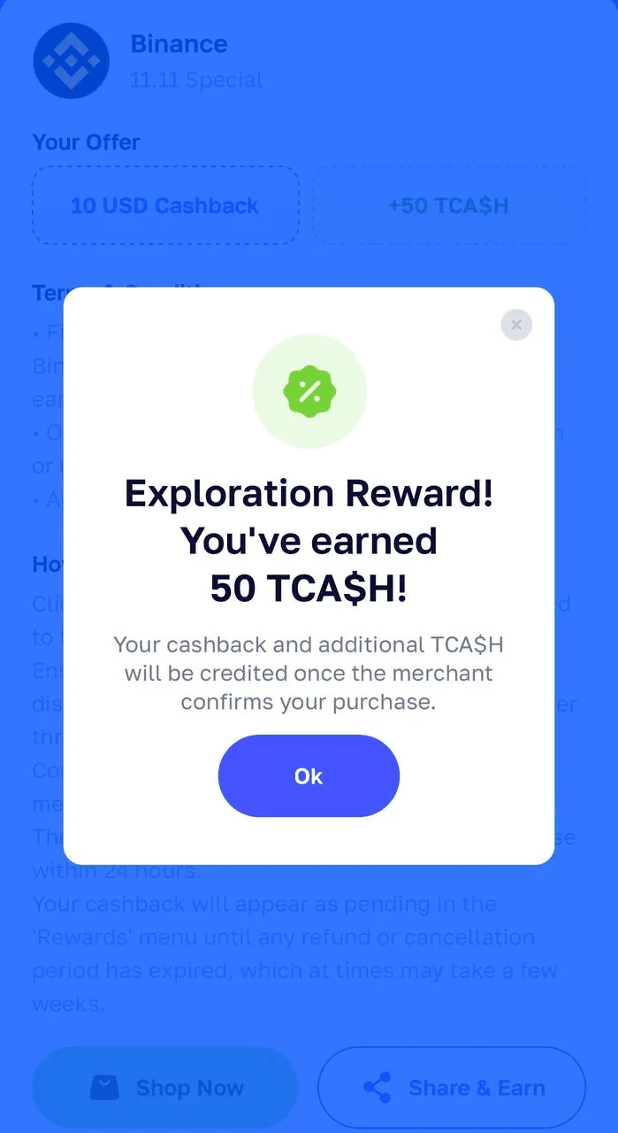TONCA$H App — Preview 6