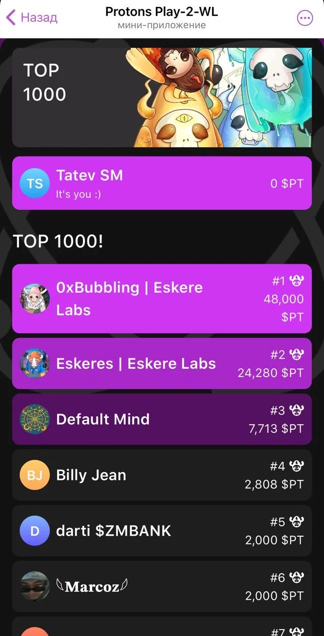 Protons Play-2-WL — Pratinjau 5