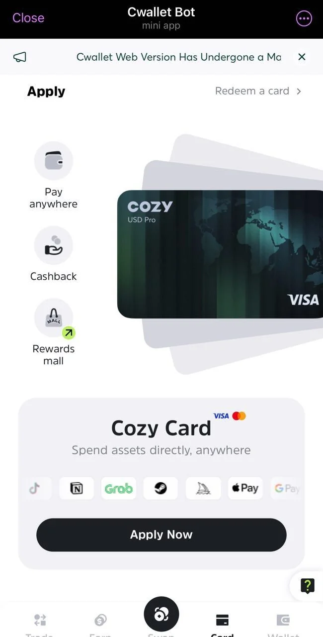 Cwallet Bot — Pratinjau 6