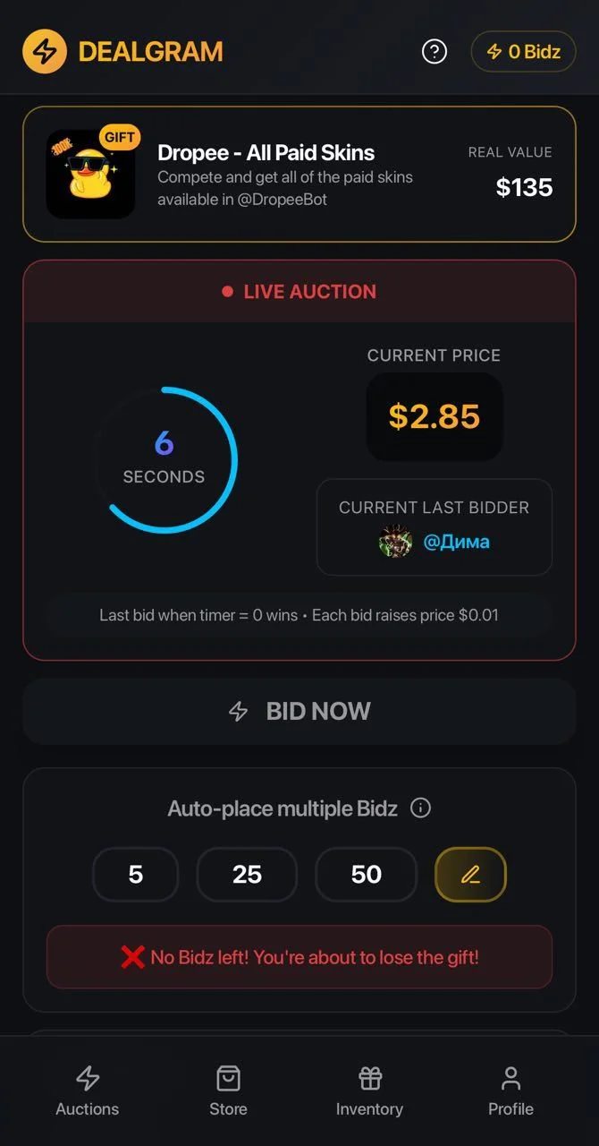 DealGram ⚡️💎 — Pratinjau 2