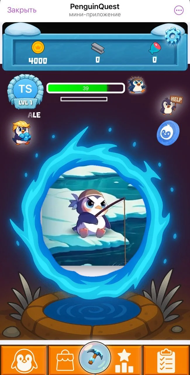 PenguinQuest — Aperçu 1
